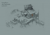 Risen Conceptart - Worlddesign Mill Version